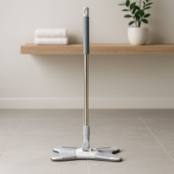 Trapeador Multifuncional 4HOME 108x37 cm A414-HK1101 | Limpieza eficiente sin esfuerzo